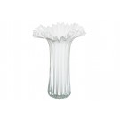 Fanni K Стъклена ваза “Tanssi“ - цвят бял
