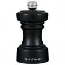COLE & MASON Мелничка за сол “HOXTON“ - 10,4 см. - цвят черен