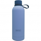Nerthus Двустенна бутилка с дръжка “URBAN“  - тъмно синя, 500 мл.