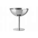 MAKU Стоманена чаша за сладолед и десерти - цвят сребро 