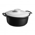 EMILE HENRY Индукционна тенджера “Sublime+“Ø 33см, 7л - цвят черен / бял