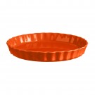 EMILE HENRY Керамична форма за тарт Ø 29,5 см "TART DISH"- цвят оранжев