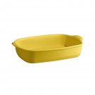 EMILE HENRY Керамична тава "RECTANGULAR OVEN DISH"- 36,5 х 23,5 см - цвят жълт