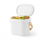 UMBRA Кошче за компост “BELLWOOD“, 4 л. - цвят бял / натурален