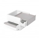 UMBRA Кутия за бижута и аксесоари “MINI STOWIT“ - цвят бял/никел