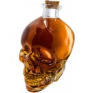 Vin Bouquet Стъклена бутилка за алкохол - череп - 0,750 л. 