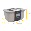 Nerthus Пластмасова херметическа кутия за храна - 1350 мл.