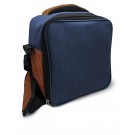 Vin Bouquet/Nerthus Термоизолираща чанта за храна с 2 джоба - син цвят