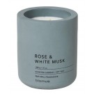 BLOMUS Ароматна свещ FRAGA размер L - цвят FlintStone - аромат Rose & White Musk