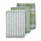 KELA Комплект от 3 бр. домакински кърпи за съдове “Pasado“ - 65х45 см - маслинено зелени
