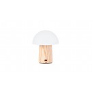 GINGKO Смарт лампа “Alice Mushroom“ М - 12,5 см./бял ясен