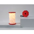 GINGKO Сгъваема смарт лампа “Mini Twist Hexagon“ - цвят червен