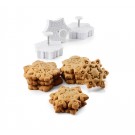 IBILI Комплект от 3 бр. форми за сладки "Снежинки" 