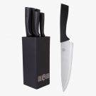 MasterChef - Комплект ножове - 5 ч.+ блок