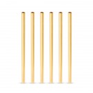 VISKI Къси коктейлни сламки “Belmont Gold“, 6 бр. - златни