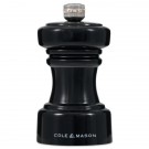 COLE & MASON Мелничка за сол “HOXTON“ - 10,4 см. - цвят черен гланц