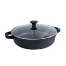 Nerthus Индукционна плитка тенджера със стъклен капак Ø 28 см.