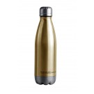 ASOBU Двустенна термо бутилка с вакуумна изолация “CENTRAL PARK“ - 500 мл - цвят златиста/сребриста