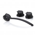 KELA Кухненска четка с 2 бр. резервни глави “Pit“ - черна