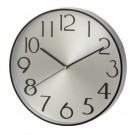 4LIVING Часовник за стена - цвят сребро - Ø 30 см.