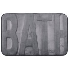 4LIVING Постелка за баня “Bath“ - 50х80 см. - сива