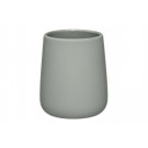 4LIVING Керамичен съд за четки за зъби “Nova“ - цвят сив