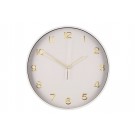 4LIVING Часовник за стена “Sella“ - цвят бял - Ø 40 см.