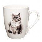 4LIVING Порцеланова чаша с дръжка "Рагдол" - 340 мл.