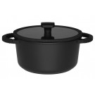 MAKU Индукционна тенджера със стъклен капак и керамично покритие “Foodie“, 4,7 л. - Ø 24 см.