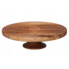 MAKU Акациева оребрена поставка за торта / сладкиш - Ø 30 см.