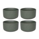 MAKU Комплект керамични купички за суфле / крем брюле - 4 бр. 175 мл. - зелени