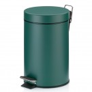 KELA Кош за отпадъци с педал “Monaco“ - тъмно зелен - 3 л.
