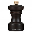 COLE & MASON Мелничка за сол “HOXTON“ - 10,4 см. - цвят тъмен шоколад