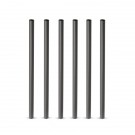 VISKI Коктейлни сламки “LowBall GunMetal“ - 6бр, черни