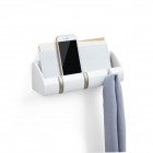 UMBRA Стенен органайзер с 3 бр. закачалки “CUBBY MINI“ - цвят бял