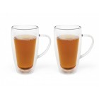 Bredemeijer Сет от 2 двустенни стъклени чаши за кафе и чай - 320 мл. 