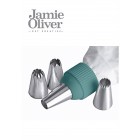 JAMIE OLIVER Сладкарски шприц с 5 бр. накрайници - цвят атлантическо зелено