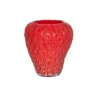 4LIVING Стъклена ваза “Senga“ - цвят червен