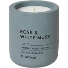 BLOMUS Ароматна свещ FRAGA, размер S - аромат Rose & White Musk - цвят FlintStone