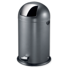 EKO Кош за отпадъци с педал “KICK CAN“ - 33 литра - сив