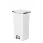 EKO Кош за отпадъци с педал “HANA II“ - бял - 90 л.