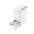 EKO Кош с TOUCH механизъм и отделение за съхранение STACKSTORE - 9 л.- бял