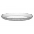MAKU Стъклено оребрено плато/ чиния за сервиране, Ø30 см 
