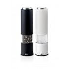 AdHoc Комплект електрически мелнички за сол и пипер Tropica - черна и бяла