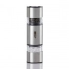 AdHoc Двойна мелничка за сол и пипер DuoMill Mini - 11 см - стомана