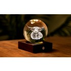 GINGKO 3D Смарт лампа “Amber Crystal“ - Високопланинска крава