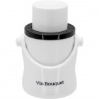 Vin Bouquet Тапа за шампанско с помпа - 2 IN 1 - бяла