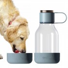 ASOBU Бутилка за вода с купичка за куче “DOG BOWL“- 1,5л - цвят син