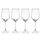 MAKU Комплект 4 бр оребрени чаши за вино - 500мл.