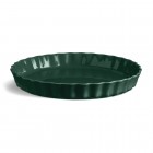 EMILE HENRY Керамична форма за тарт Ø 29,5 см "TART DISH"- цвят зелен кедър